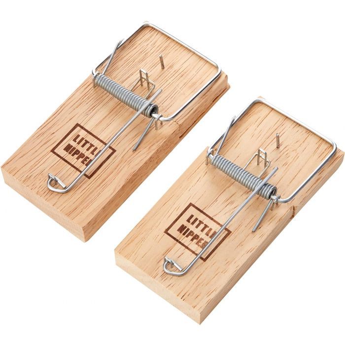 Wooden Mouse Traps Pk2