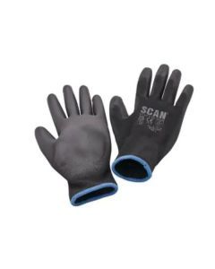 SCAN DIPPED PU GLOVES - 5PK