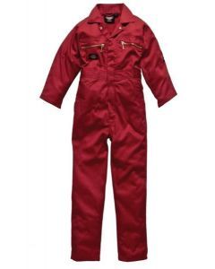 DICKIES JUNIOR REDHAWK BOILERSUIT - RED
